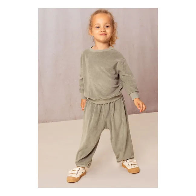Sweat Eponge Bio | Vert kaki