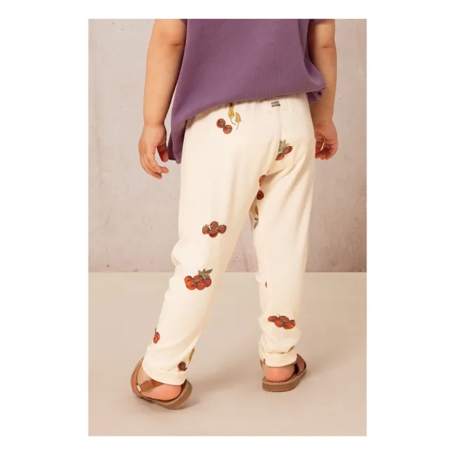Legging de algodón orgánico con tomate | Crudo