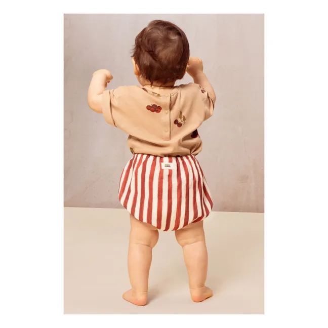 T-shirt Tomates Coton Bio | Vieux Rose