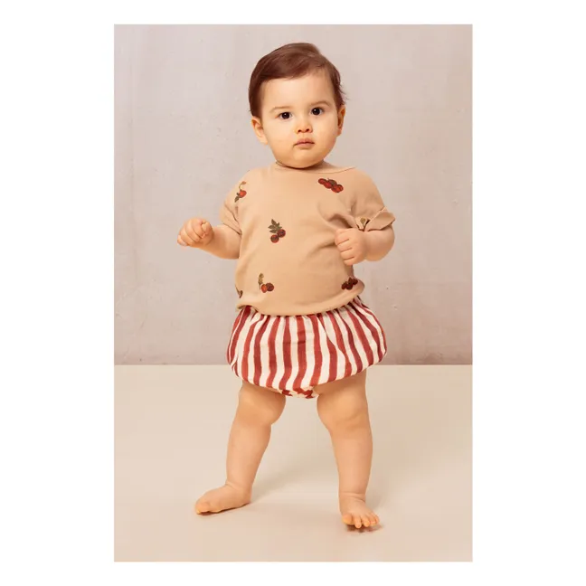 T-shirt Tomates Coton Bio | Vieux Rose