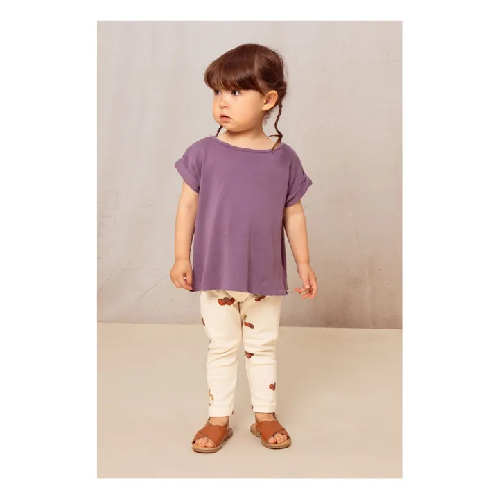 T-shirt Coton Bio  | Violet- Image produit n°2