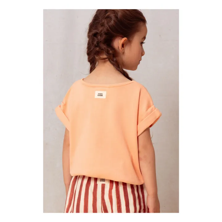 Organic cotton T-shirt  | Pink- Product image n°3