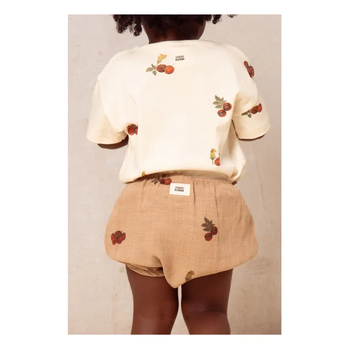 Bloomer Tomates Gaze de Coton | Vieux Rose- Image produit n°2