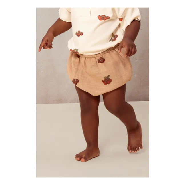 Bloomer Tomatoes Cotton gauze | Dusty Pink