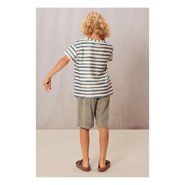 Bermuda-Frottee Bio  | Khaki