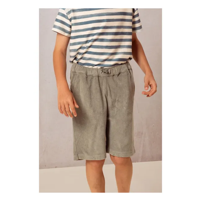 Bermuda-Frottee Bio  | Khaki