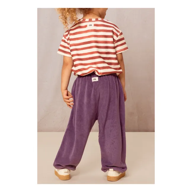 Hose Porgy Bio-Frottee  | Violett