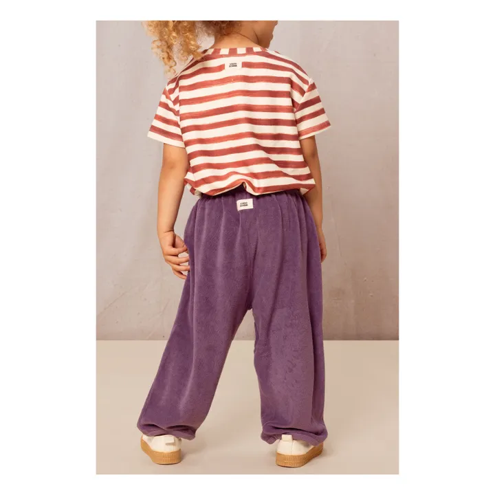 Pantalon Porgy Eponge Bio  | Violet- Image produit n°4