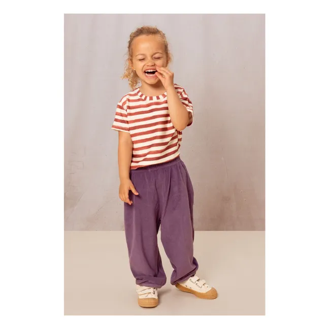 Hose Porgy Bio-Frottee  | Violett