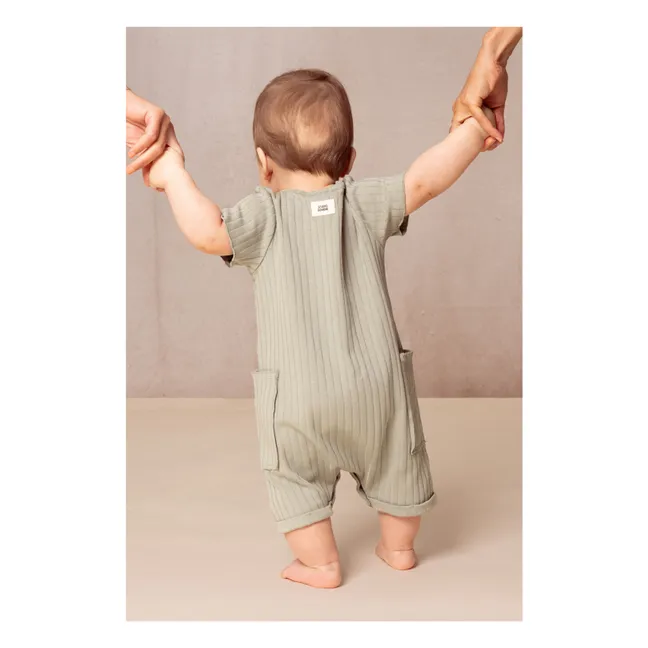 Playsuit in cotone biologico | Verderame