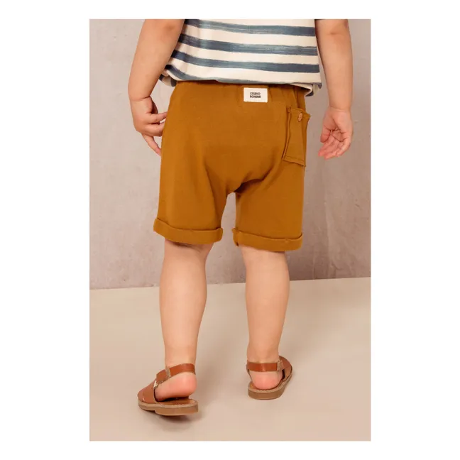 Short Coton Bio | Marron