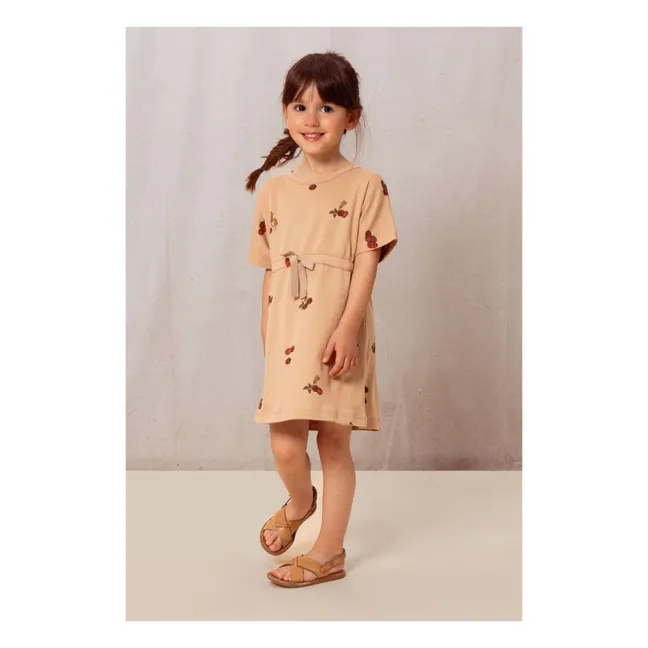 Kleid Tomaten Bio-Baumwolle | Altrosa