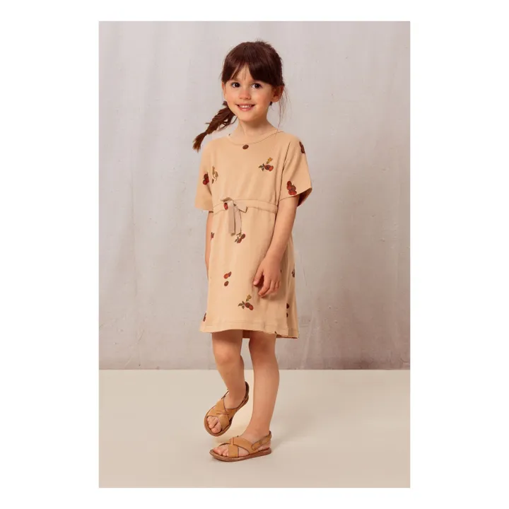 Kleid Tomaten Bio-Baumwolle | Altrosa- Produktbild Nr. 1