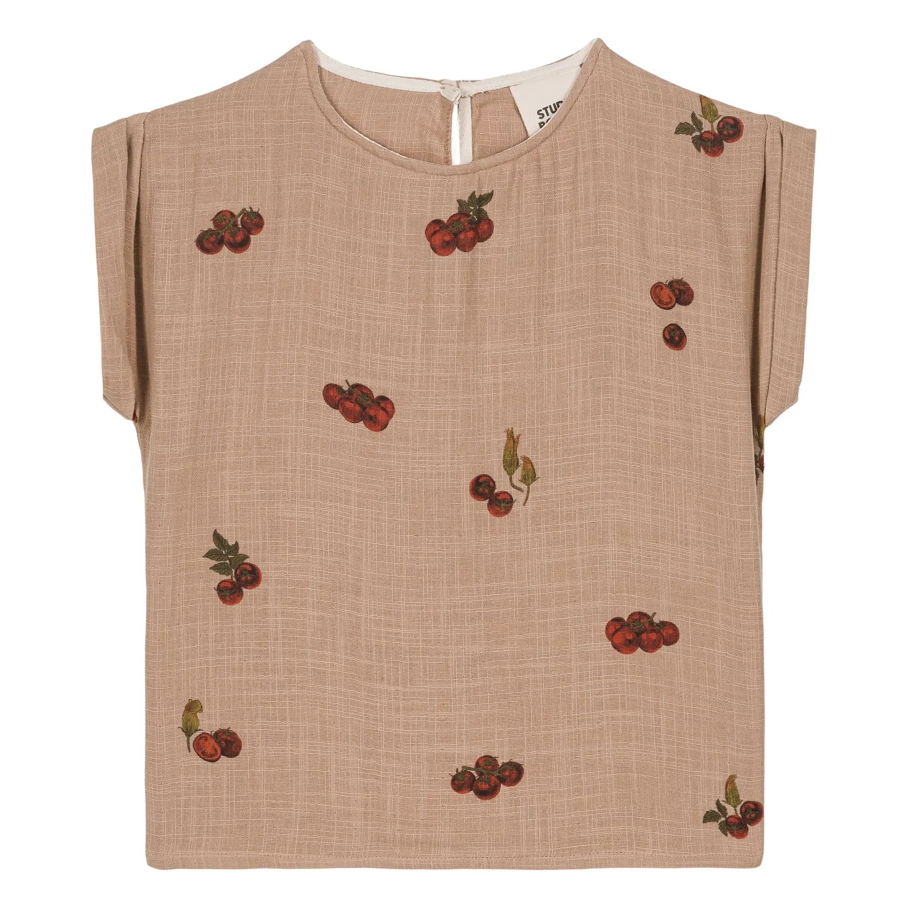 Studio Bohème Dusty Pink Tomato Blouse Cotton Gauze