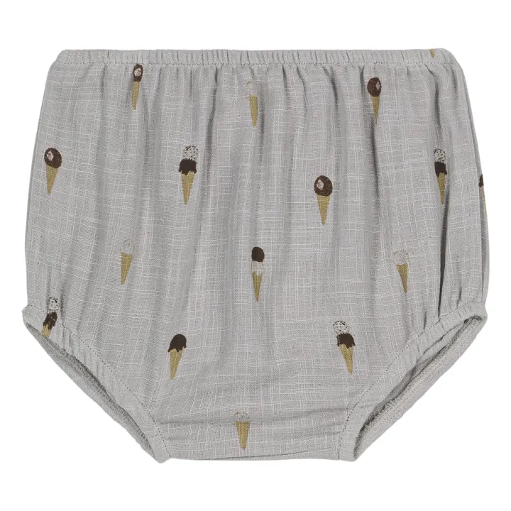 Bloomer Glaces Gaze de Coton | Gris- Image produit n°0