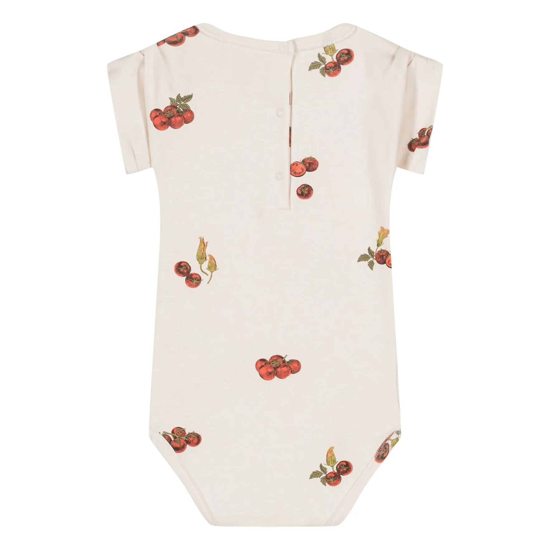 Body Tomates Coton Bio | Ecru- Image produit n°3