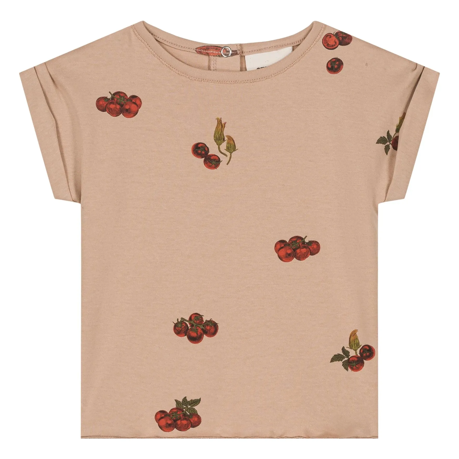 Studio Bohème Dusty Pink Organic Cotton Tomato T-Shirt