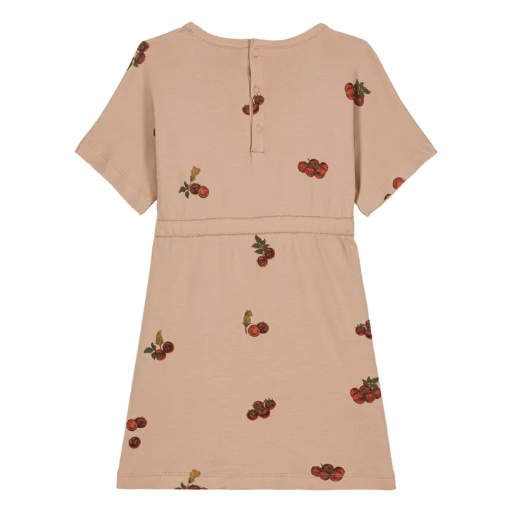 Kleid Tomaten Bio-Baumwolle | Altrosa- Produktbild Nr. 3