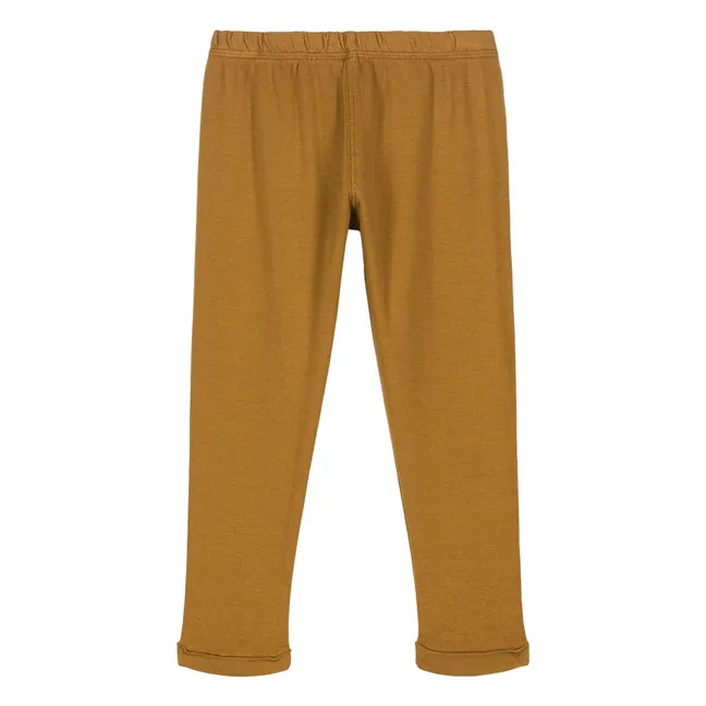 Leggings in cotone biologico | Marrone