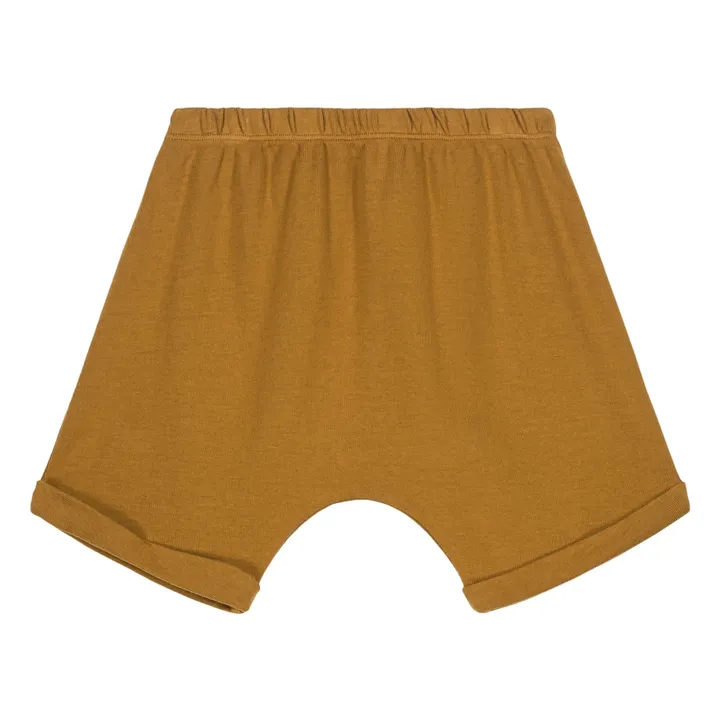 Organic cotton shorts | Brown- Product image n°0