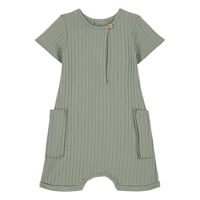 Playsuit in cotone biologico | Verderame