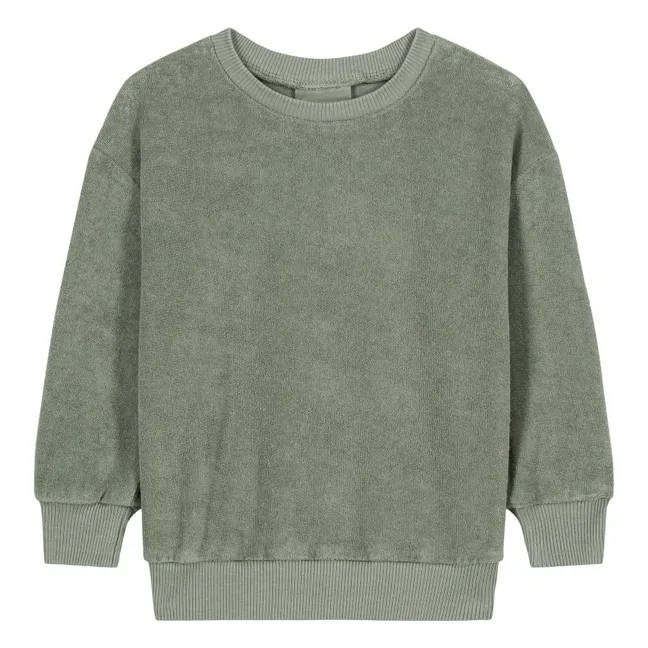 Sweat Eponge Bio | Vert kaki
