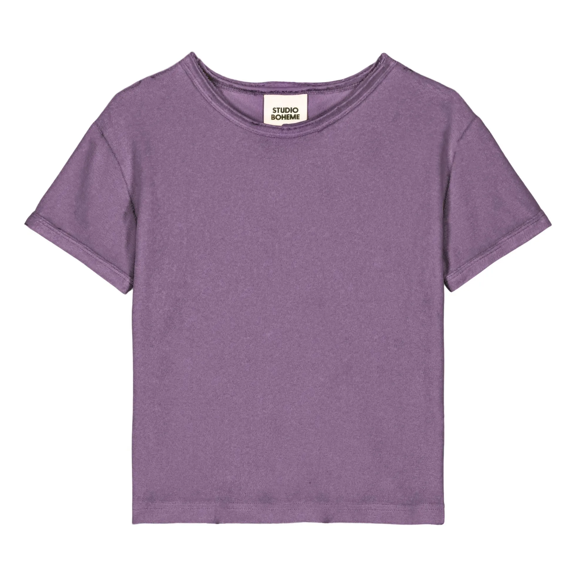 Studio Bohème Purple Organic Terry T-Shirt