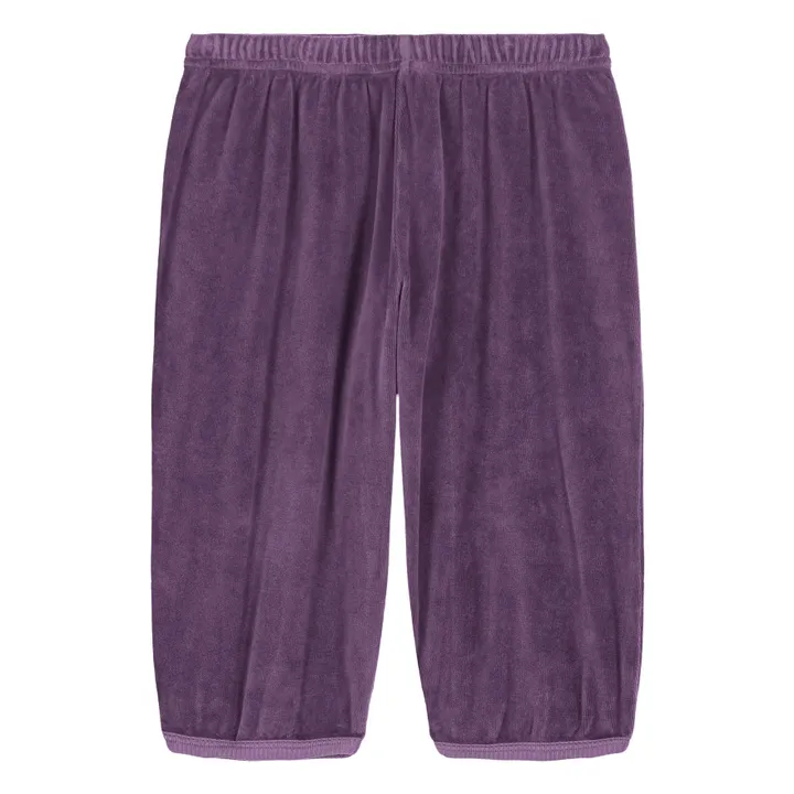 Pantalon Porgy Eponge Bio  | Violet- Image produit n°0
