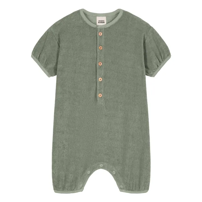 Bio-Frottee-Overall  | Khaki