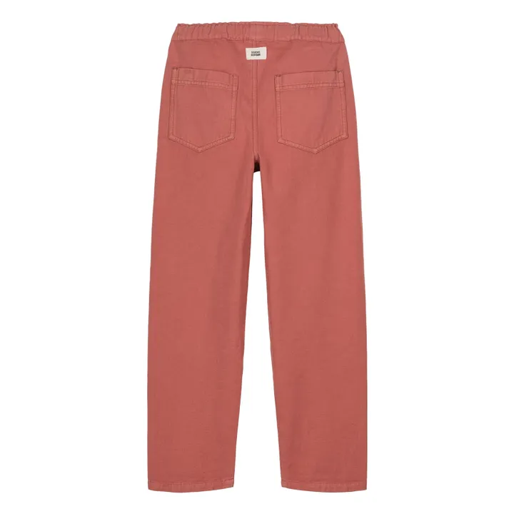 Organic cotton pants | Pink- Product image n°3