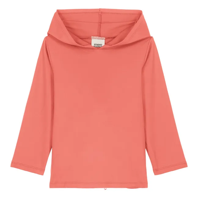 Camiseta con capucha anti-UV  | Rosa