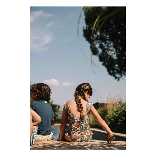 Strawberry UV Protection Swimsuit | Green