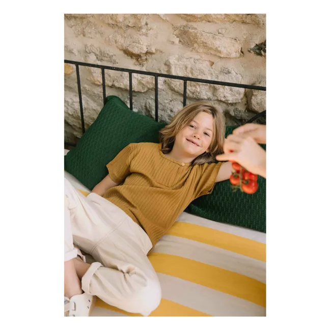 Pantaloni in cotone biologico | Ecru