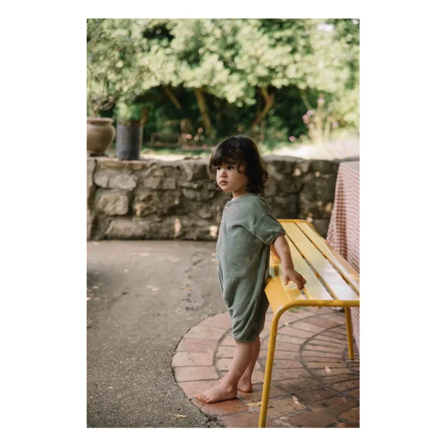 Bio-Frottee-Overall  | Khaki