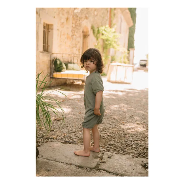 Bio-Frottee-Overall  | Khaki