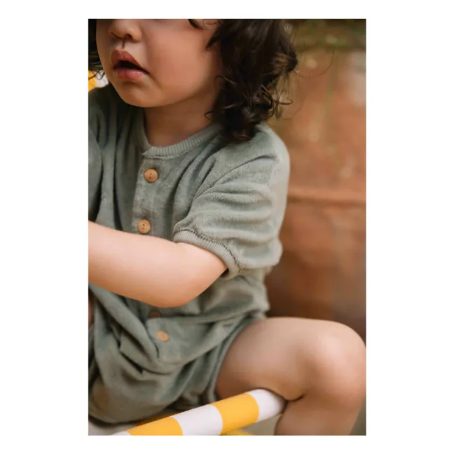 Bio-Frottee-Overall  | Khaki
