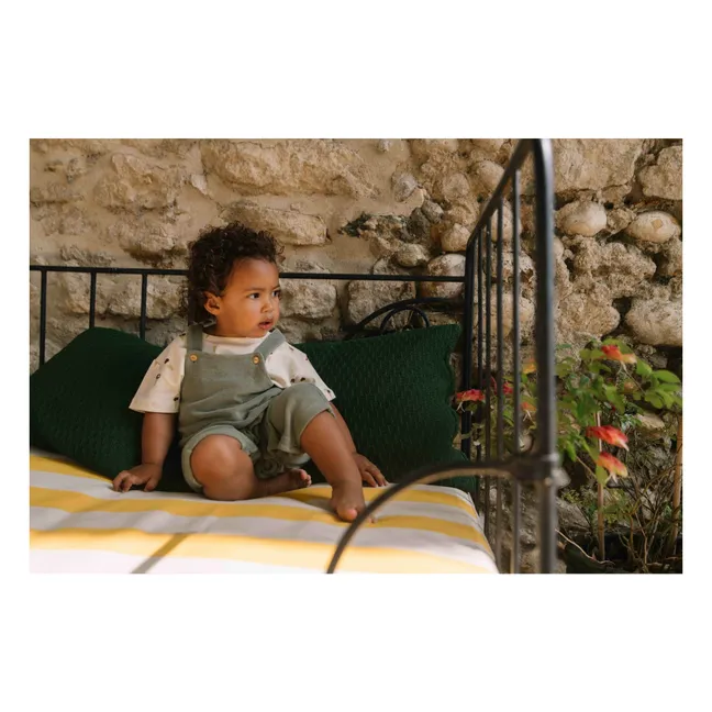 Latzhose Frottee Bio  | Khaki