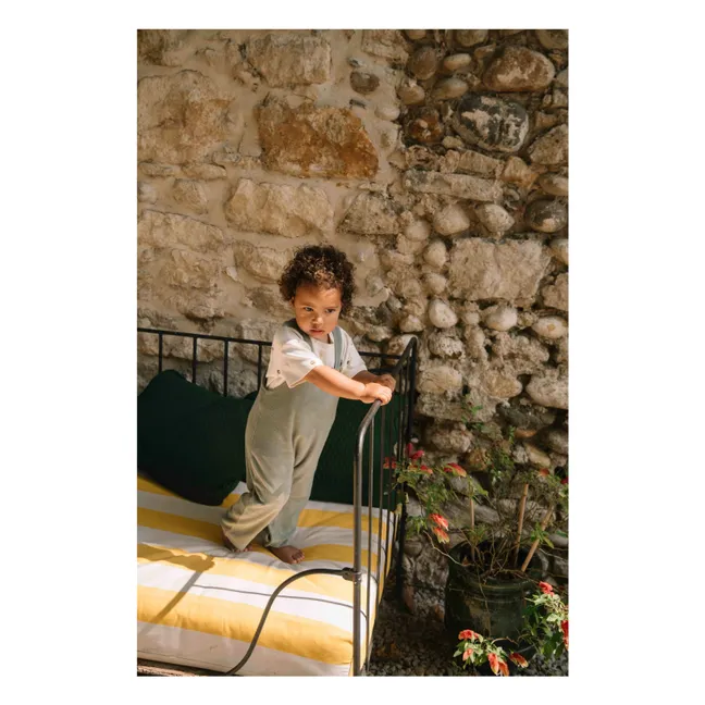 Latzhose Frottee Bio  | Khaki