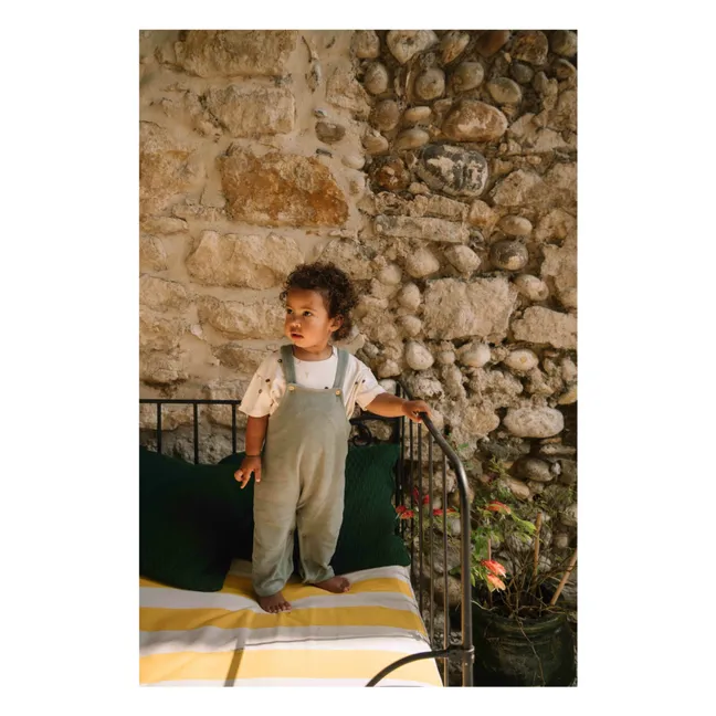 Latzhose Frottee Bio  | Khaki