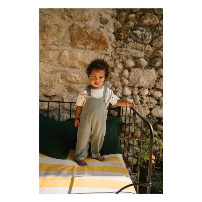 Latzhose Frottee Bio  | Khaki