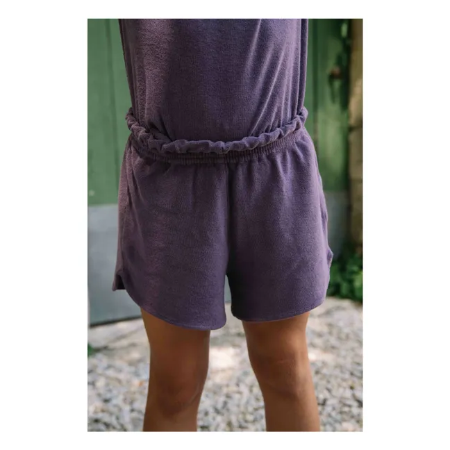 Bio-Frotteeshorts  | Violett