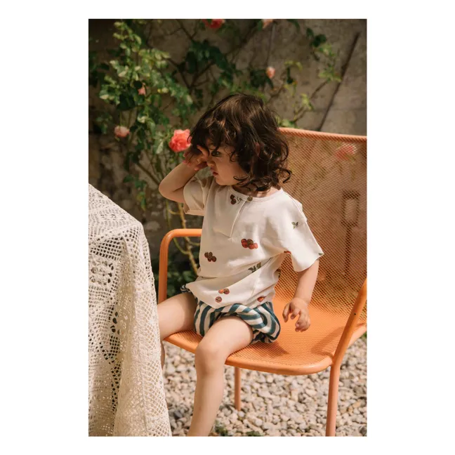 T-shirt Tomates Orso Coton Bio | Ecru