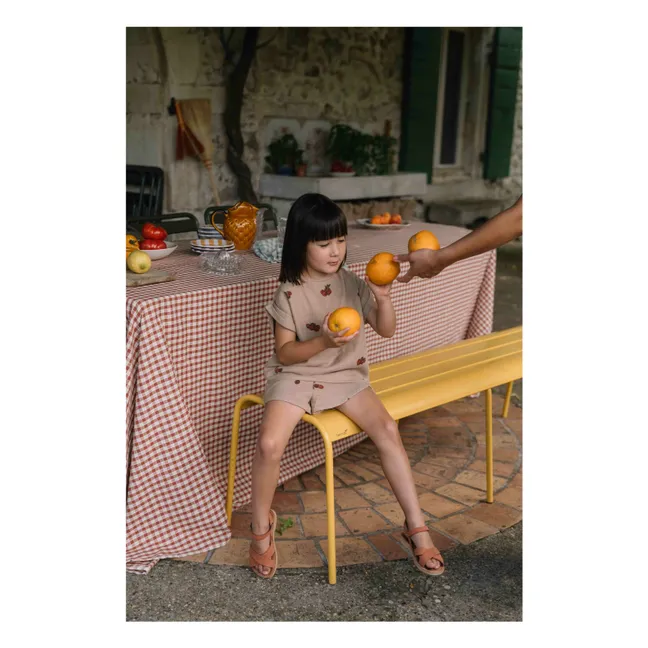 Short Tomates Gaze de Coton | Vieux Rose