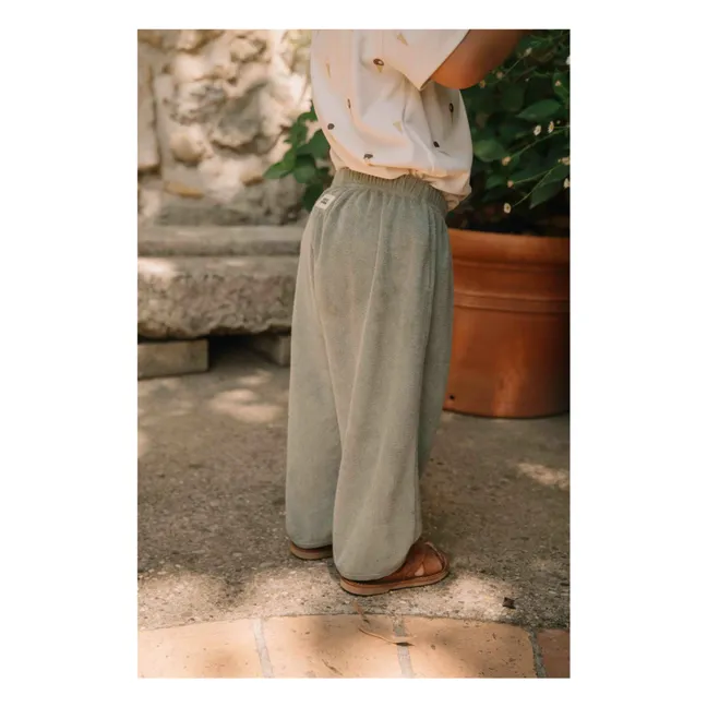 Pantalon Porgy Eponge Bio  | Vert kaki