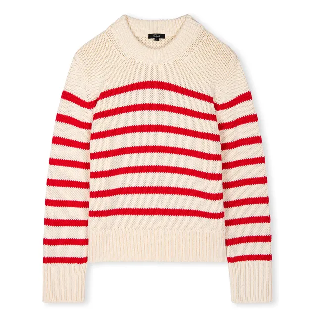 Jersey de rayas Alise | Rojo