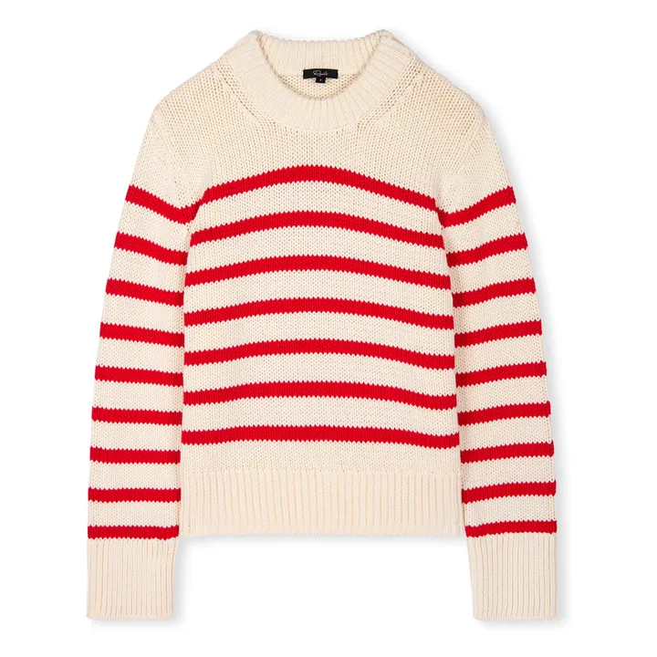 Pullover Alise Gestreift | Rot- Produktbild Nr. 0