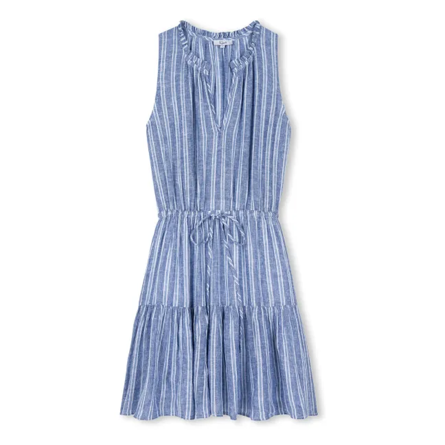 Vestido de rayas Albany Lake View | Azul