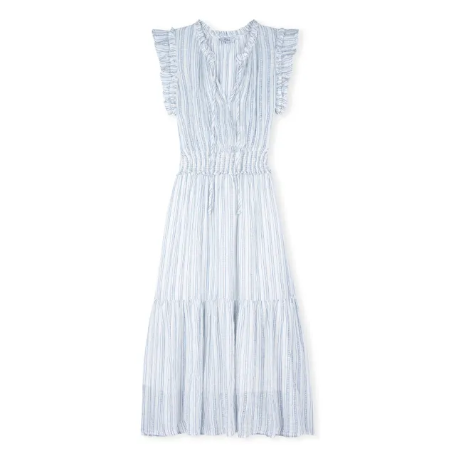 Kleid Garden Sonoma Streifen | Hellblau