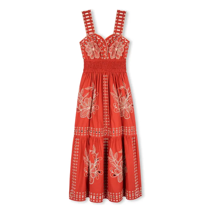 Robe Fawn | Rouge- Image produit n°0