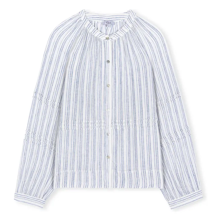 Blouse Frances Sonoma Rayures | Bleu Clair- Image produit n°0